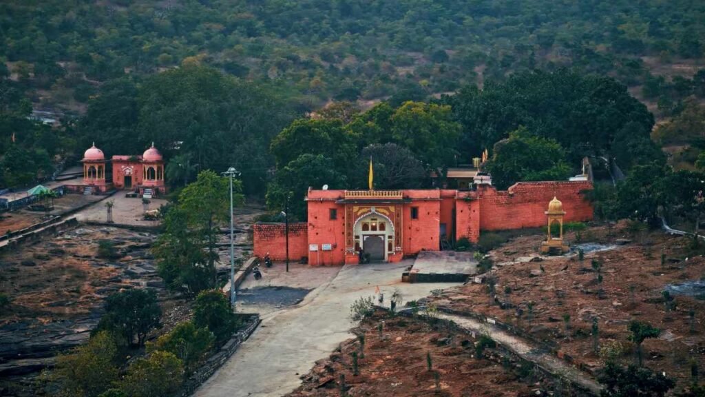 drone view of chota mahadev temple
