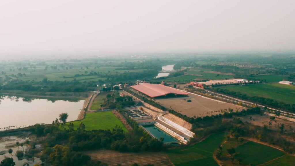 Hatkeshwar Dham Semli Drone View